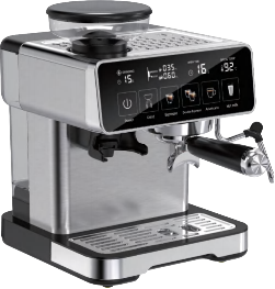 YLD SEMI automatic coffee machine with grinder