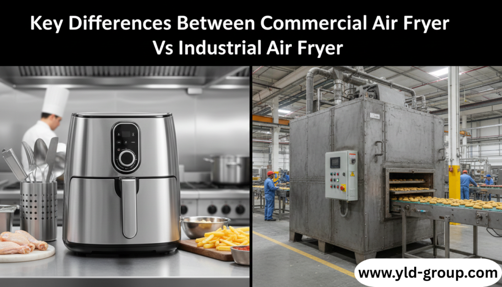 Key Differences Between Commercial Air Fryer Vs Industrial Air Fryer 1 image