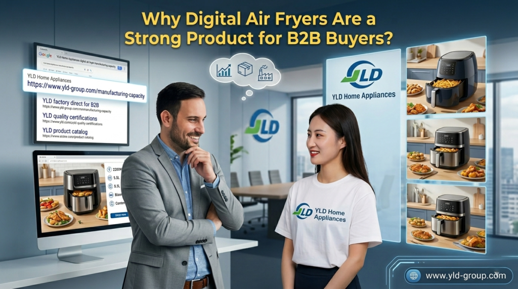 How to Find a Reliable Digital Air Fryer Manufacturer in China? 2 Business discussion about air fryers