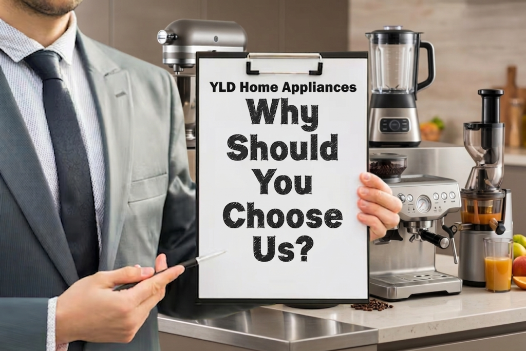 Promotional sign for home appliances