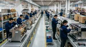 Blog 9 commercial espresso machine supplier in China factory production line