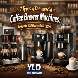 7 types of commercial coffee brewer machines B2B buying guide by YLD Home Appliances