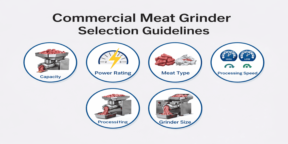 Commercial Meat Grinder Selection Guidelines