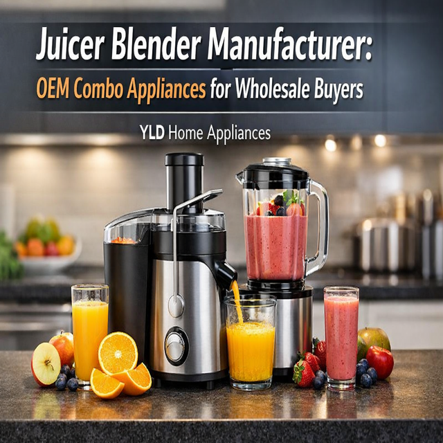 Juicer blender manufacturer OEM combo appliance wholesale buyers YLD Home Appliances