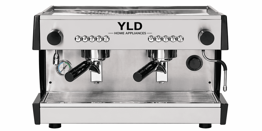 commercial 2 group espresso machine by YLD Home Appliances