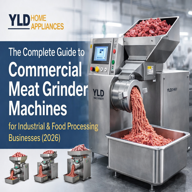 commercial meat grinder machines industrial food processing equipment YLD Home Appliances