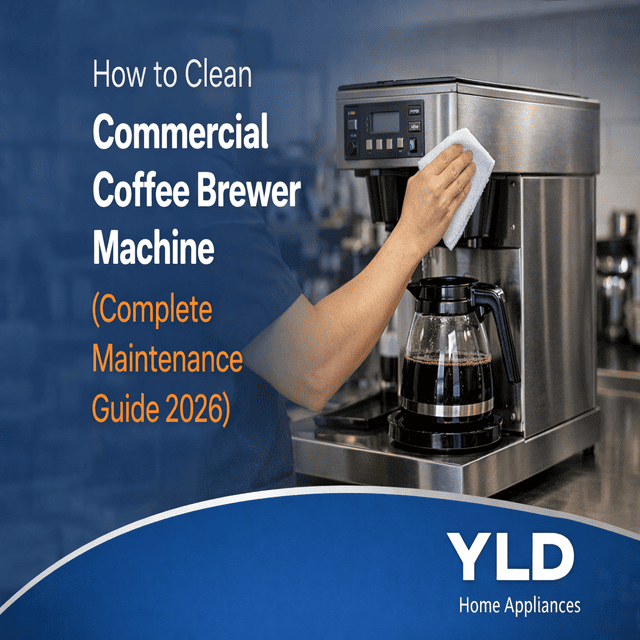 how to clean commercial coffee brewer machine complete maintenance guide with YLD Home Appliances