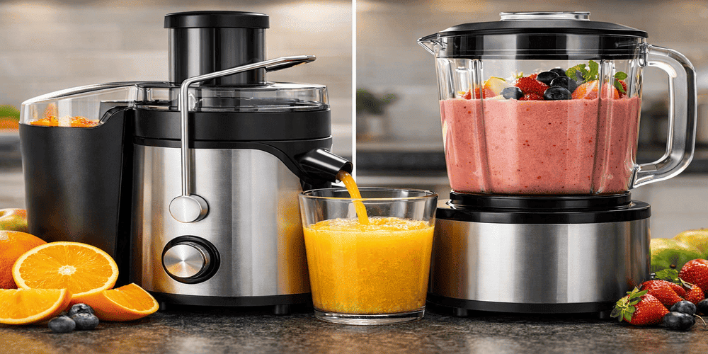 juicer blender combo appliance juice extraction and smoothie blending