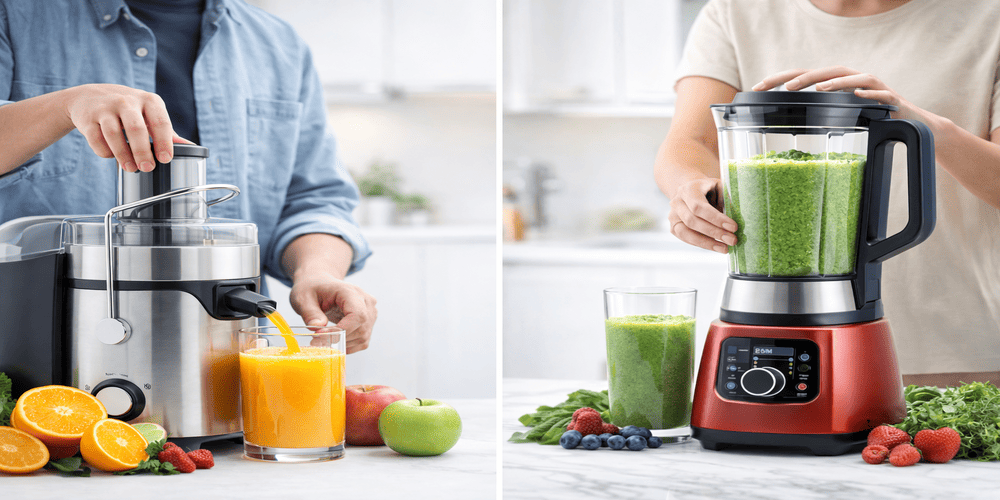 juicer vs blender real usage comparison in kitchen environment