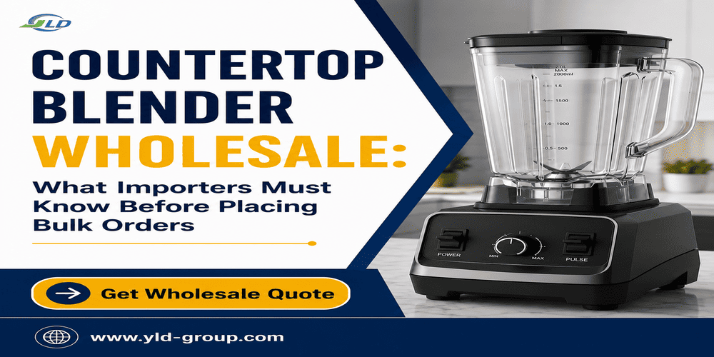 Countertop blender wholesale banner for importers